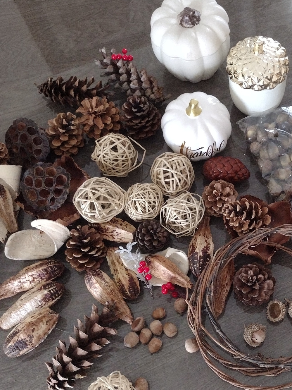Autumn Fall Natural DIY crafts and seasonal home Decor